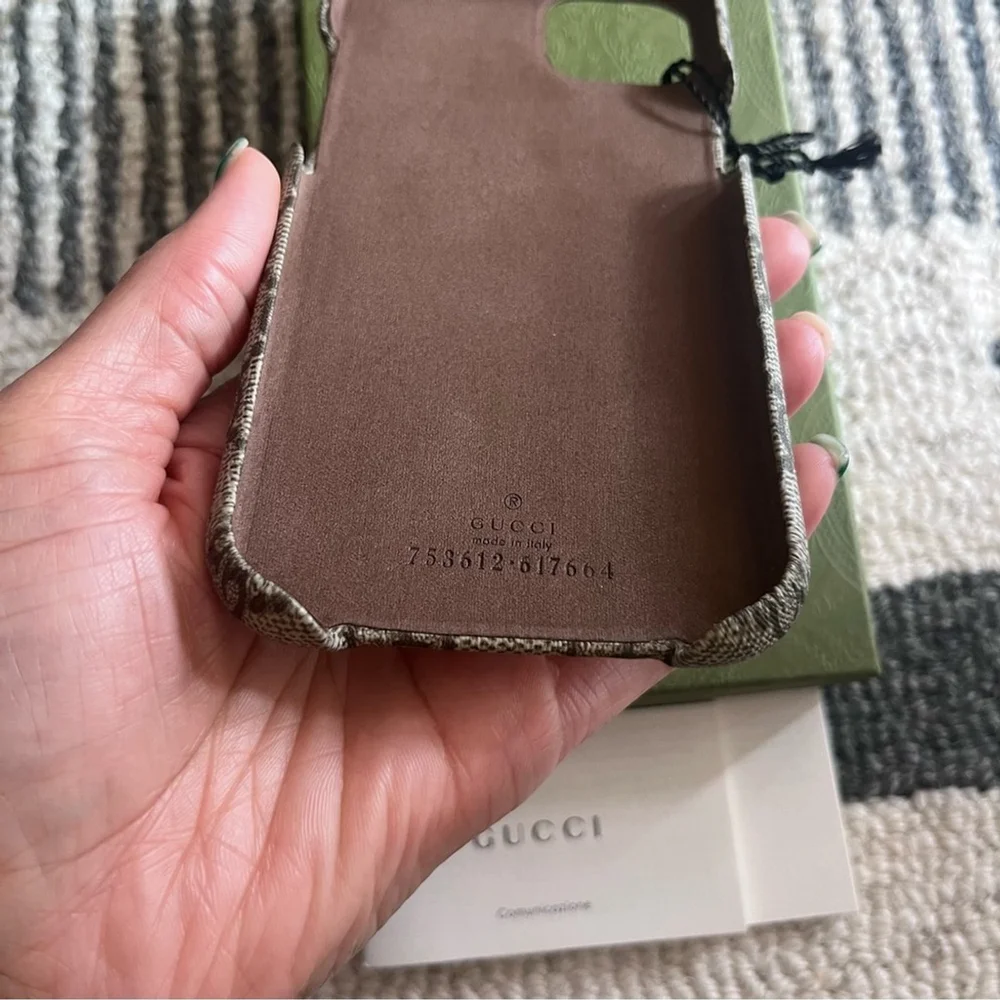 🤎NWT🤎 Gucci Ophidia iPhone 14/15 PLUS Case (753612 K5I0S 9742) - Picture 2 of 10